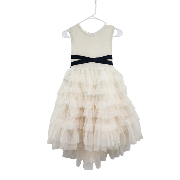 Joyfolie Girl's Geneva Tulle Ruffles Petticoat Flower Girl Dress - Picture 2 of 13